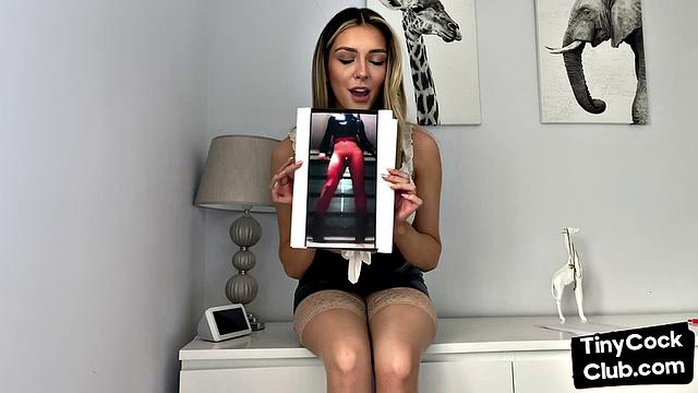 SPH femdom babe talks dirty about poor small dicks