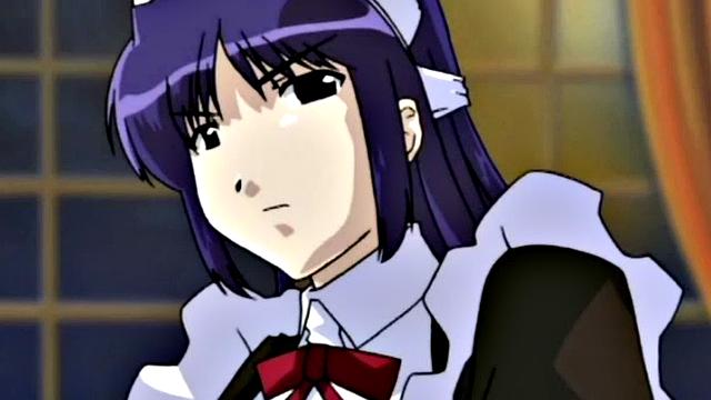 Bound hentai babe gets railed