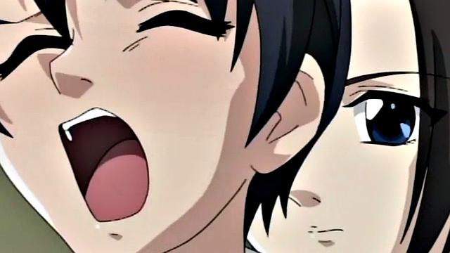 Bound hentai babe gets railed