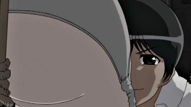 Bound hentai babe gets railed