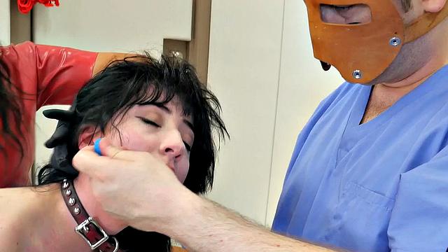 Hot wax and lezdom trio for Charlotte Sartre