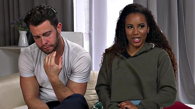 BDSM Ebony babe with perky boobs fucked in chocolate pussy