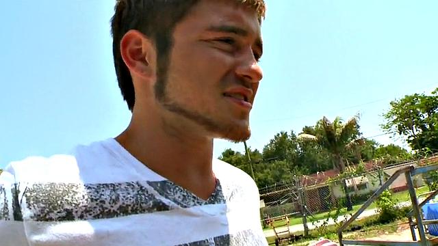 White dude mercilessly pounds BBC in reverse cowgirl pose