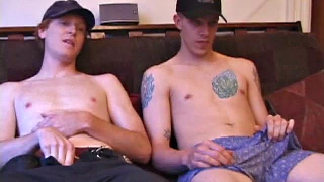 When Shane hooks up with Dane at the skate park, he has no idea what kind of an afternoon he's in store for. The guys stroke their cocks separately, while taking their clothes off, a few pieces at a time.