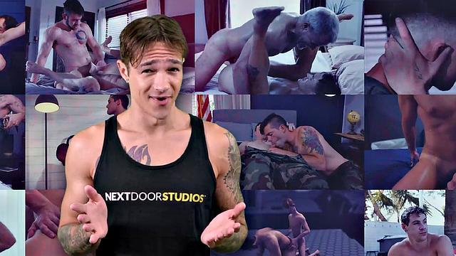 Inked Up Asian Dicks Down Latino Hottie - Vincent O'Reilly, Damien Cruz - NextDoorHomemade