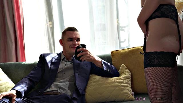 Skinny Blonde Black Lingerie