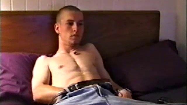Adam strokes his cock after a long day at the skatepark