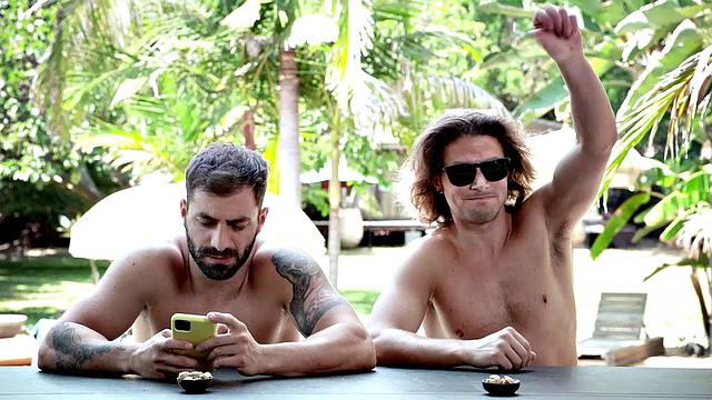 Big Tits April Olson Has Hardcore Anal Threesome By The Pool With Jason Moody and Jay Romero