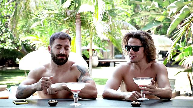 Big Tits April Olson Has Hardcore Anal Threesome By The Pool With Jason Moody and Jay Romero