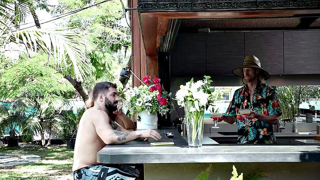 Big Tits April Olson Has Hardcore Anal Threesome By The Pool With Jason Moody and Jay Romero