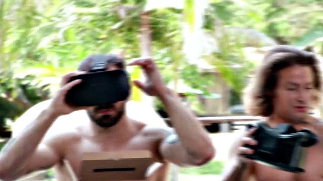 Big Tits April Olson Has Hardcore Anal Threesome By The Pool With Jason Moody and Jay Romero