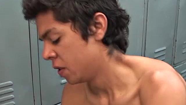 The setting is a locker room and these Latin twinks are about to fuck. Clothes strip off and big dicks get sucked, as Samir and Riky act on their lust for each other.