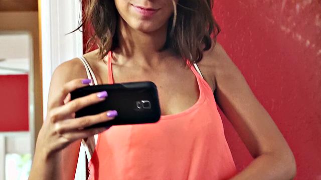 A bald teen beg for it in doggystyle & cowgirl positions with her big tits and pierced pussy