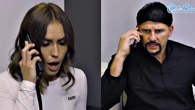 Camsoda - Hardcore MFF trio with dirty doll