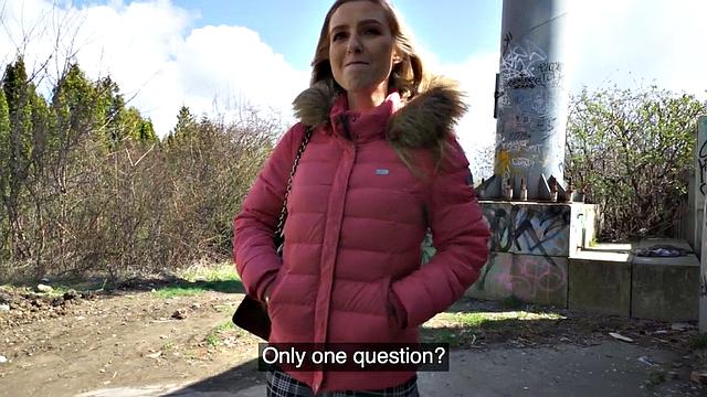 Hairypussy amateur babe fucked in sex for money