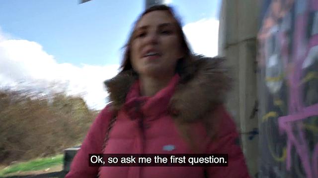 Hairypussy amateur babe fucked in sex for money