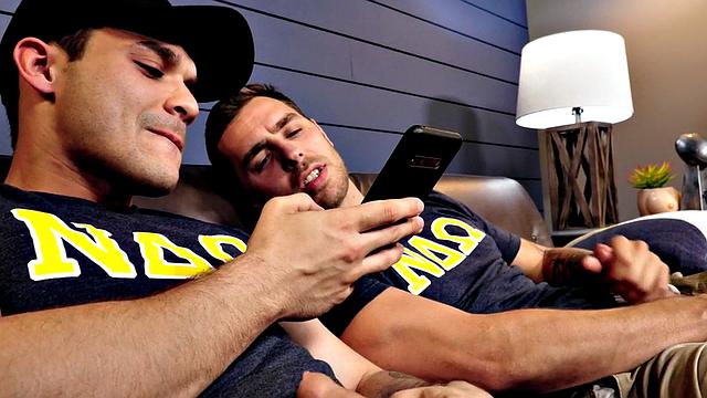 Hairy stud drills BFs asshole after bareback fucked