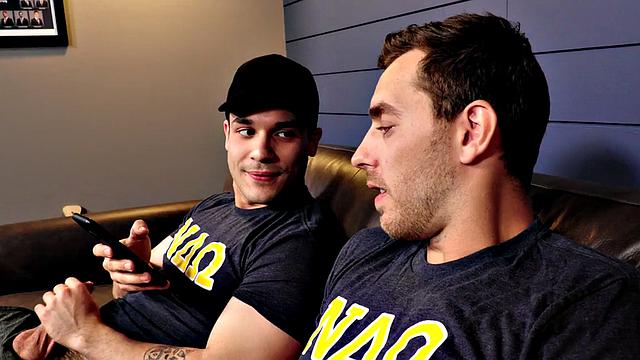 Hairy stud drills BFs asshole after bareback fucked