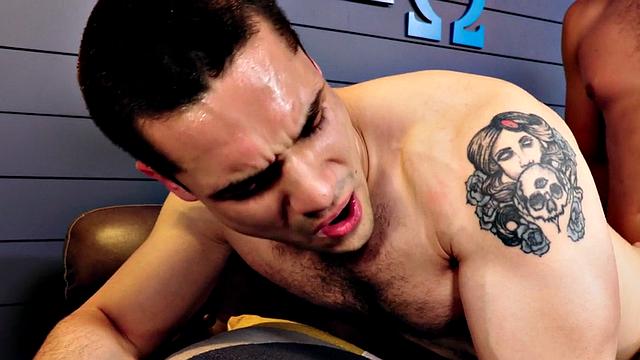 Hairy stud drills BFs asshole after bareback fucked