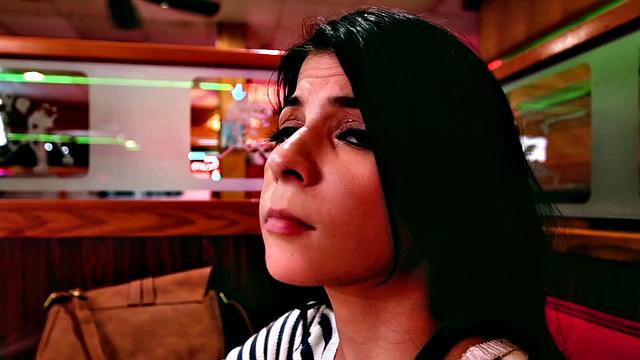 Brunette cutie in stockings gets her pussy and ass licked and fucked in a wild doggystyle frenzy