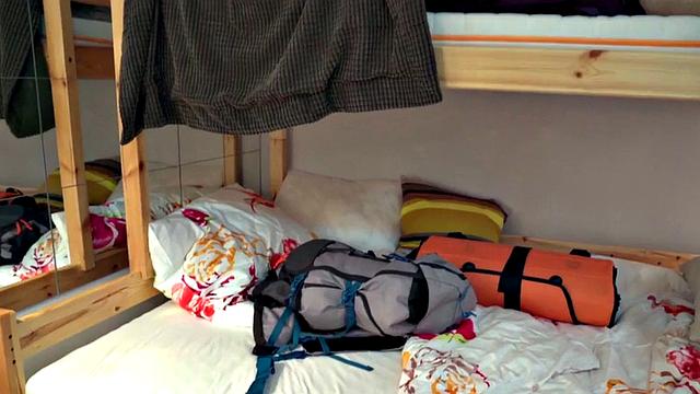 Busty babe fucked till shaking orgasm in 3some