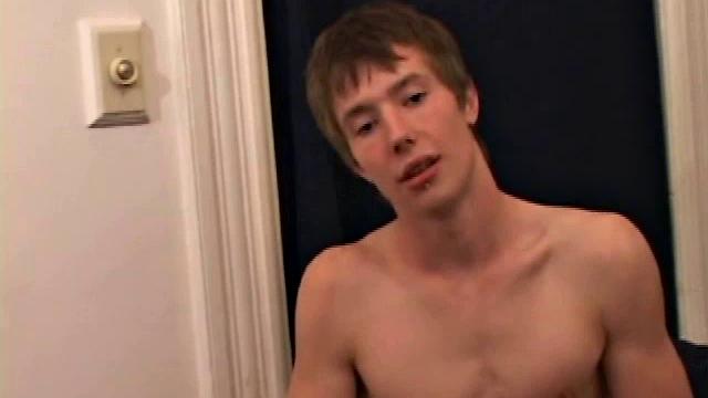 Young Andrew Patterson Keeps Skateboard Close, Strips Naked, and Lubes Up