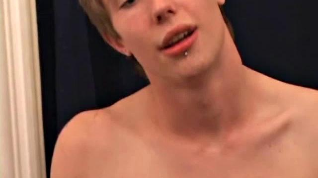 Young Andrew Patterson Keeps Skateboard Close, Strips Naked, and Lubes Up