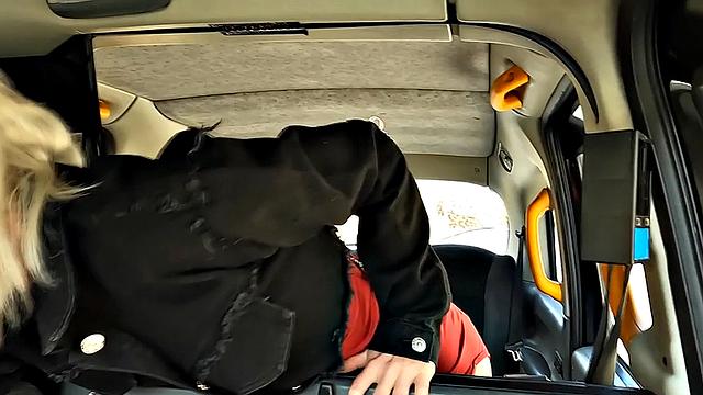 Taxi gets fucked by driver outdoor for discount