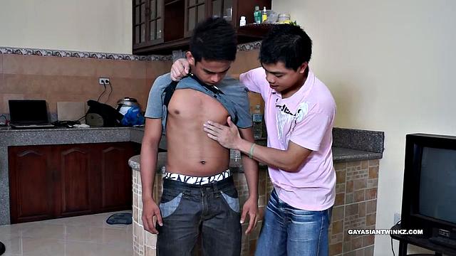 Willy is a gay 4 pay straight Asian boy who has sex for cash. Hey, a man's gotta make a living, right? Well Vahn happens to be a gay Asian boy and he's into getting bareback fucked by cute straight boys.