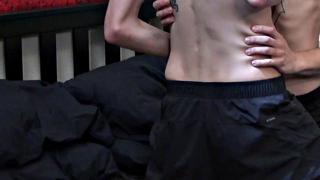 FTM inked pussygay sucks and gets fucked by cock