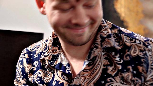 Beautiful Latina gives a helping hand