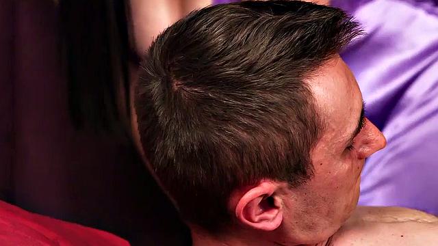 CFNM voyeur MILF watches sluts sucking cock before pussybang