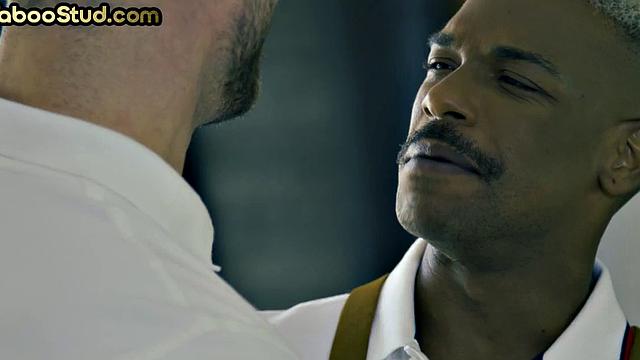 Taboo stud barebacked in IR threesome till facial