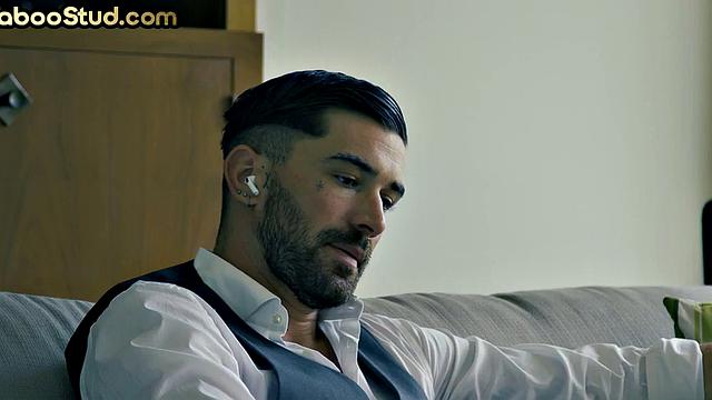 Taboo stud barebacked in IR threesome till facial