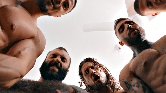 Str8 dirty fucker gets smashed in tight ass by wild gay dude