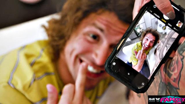 My stepcousin lets me use her pussy instead of my GF