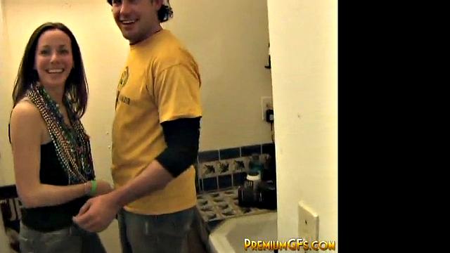 Sexy Brunette Hardcore Blowjob