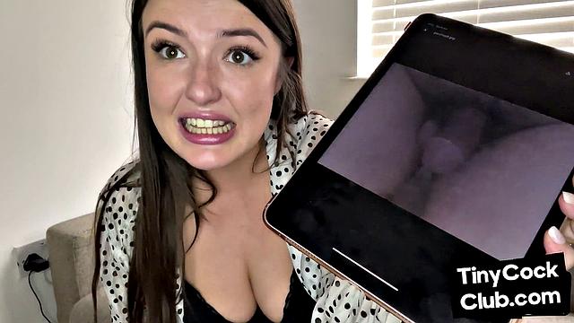 Сочная доминантка с большими грудями высмеивает маленькие члены в чате онлайн фоток.