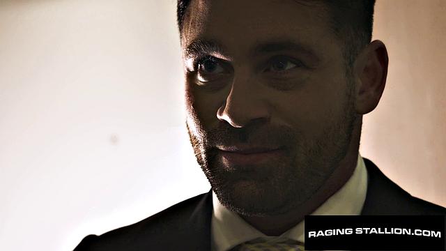 Suited Latino Stranger Dicks Down Hairy Hunk - Beau Butler, Sir Peter