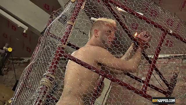 three grown men get rough in the slammer and end up loving it
