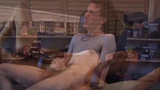 Damon Jerks Off With Toy