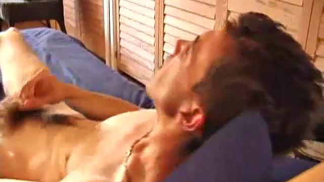 Damon Jerks Off With Toy