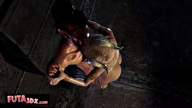 Futa3DX - Best Of Grey Dorian Fuck Scenes - Spooky Creatures Fucking And Sucking