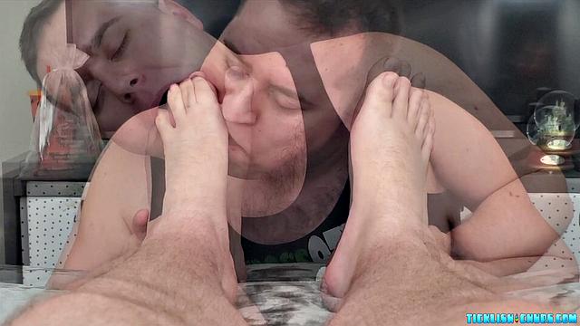 Worshiping Rob's Big Feet - Rob & Matt