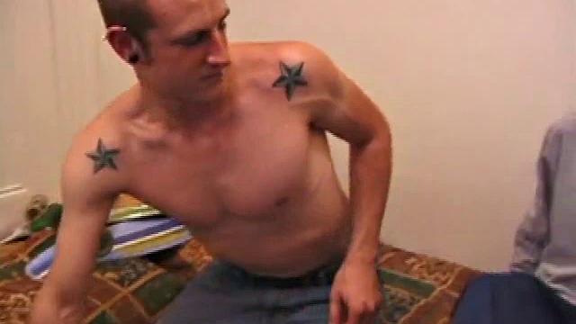 This scene is packed full of skater boy action. Torque and Tag, hot from an afternoon of skating, come inside to see if they can generate a little heat of their own. Torque is quickly naked and heads right to Tag's stiff dick.