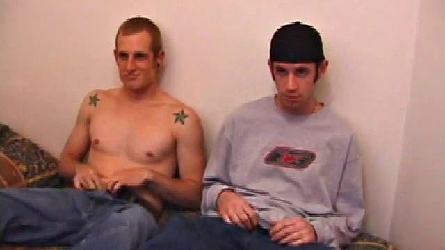 This scene is packed full of skater boy action. Torque and Tag, hot from an afternoon of skating, come inside to see if they can generate a little heat of their own. Torque is quickly naked and heads right to Tag's stiff dick.