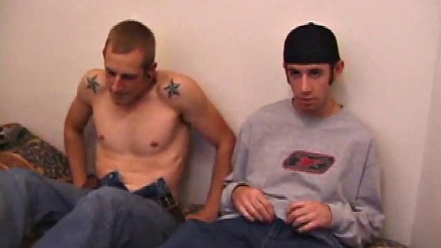 This scene is packed full of skater boy action. Torque and Tag, hot from an afternoon of skating, come inside to see if they can generate a little heat of their own. Torque is quickly naked and heads right to Tag's stiff dick.