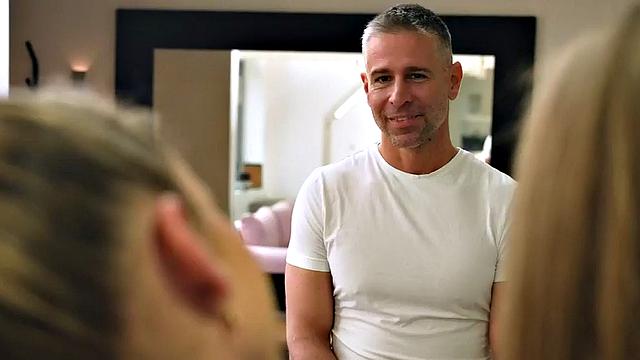 Cute tiny lez babe assfingered and pussylicked in threesome