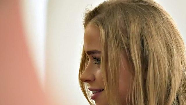 Cute tiny lez babe assfingered and pussylicked in threesome