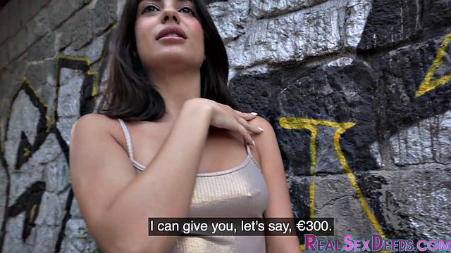 Public pierced chick cuntsmashed by guy